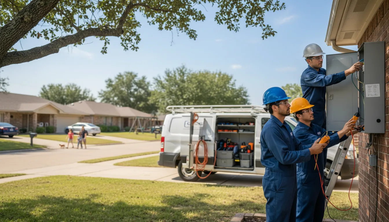 Certified electrician providing emergency electrical services in Saratoga, IN